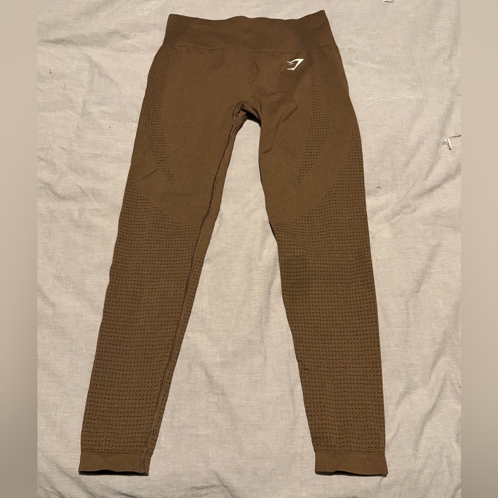 Brown Seamless Leggings